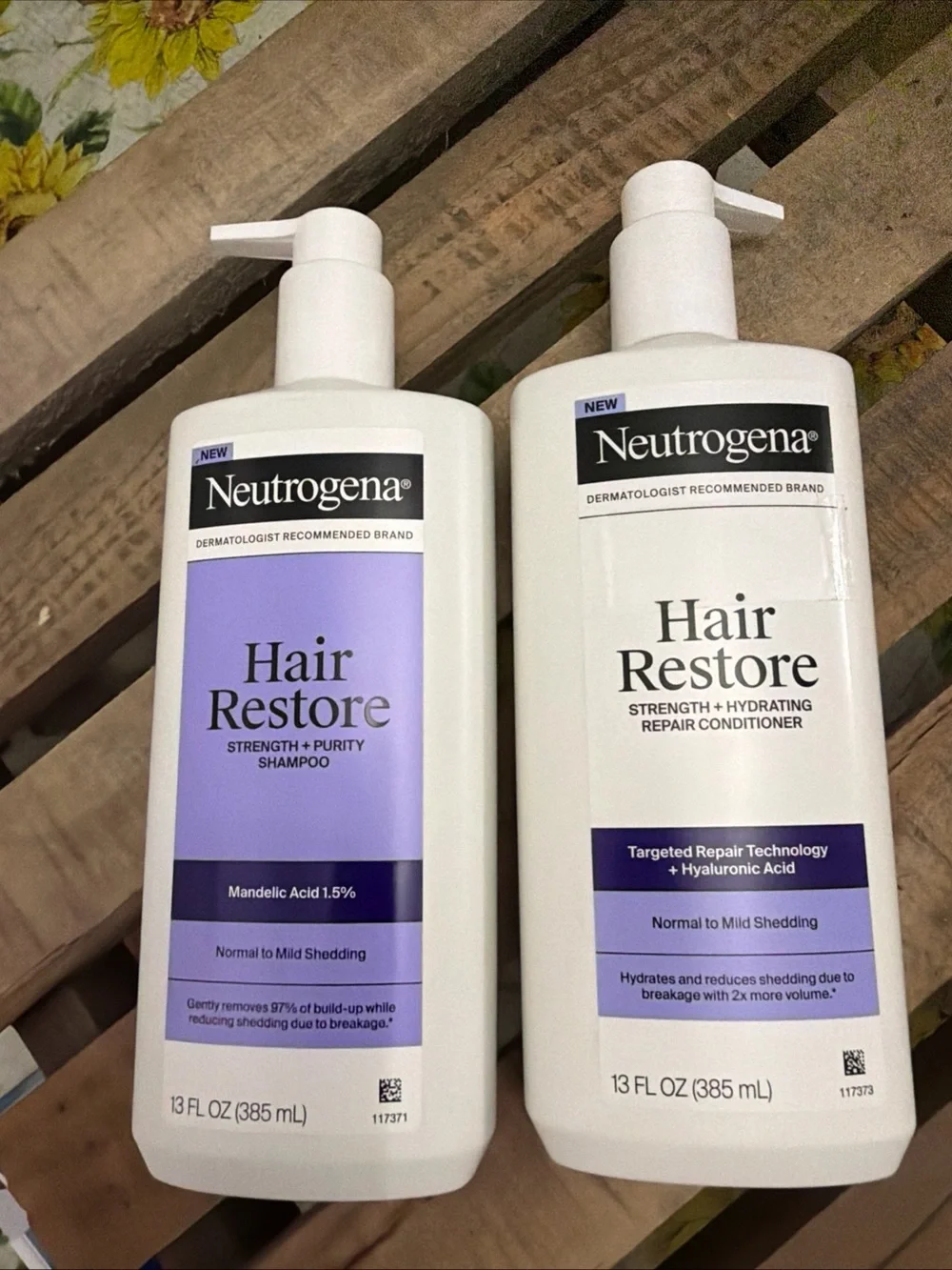 Neutrogena Hair Restore Strength + Purity Shampoo & Conditioner -